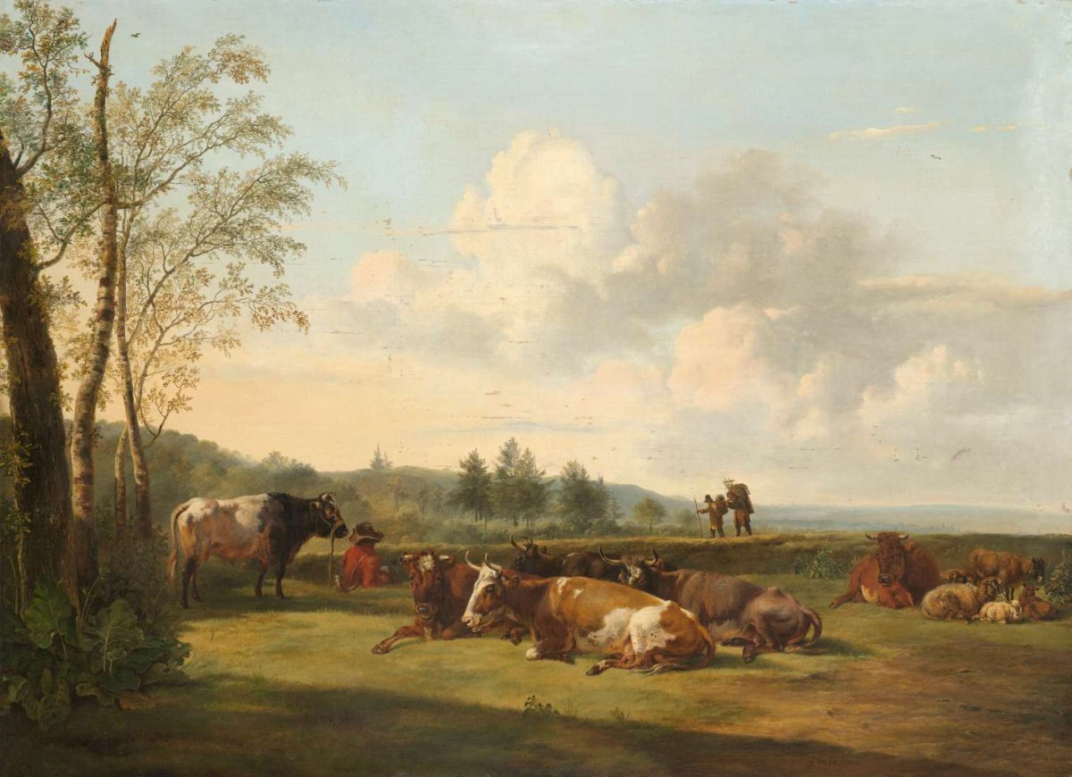 Landscape with Cattle, Pieter Gerardus van Os, 1816