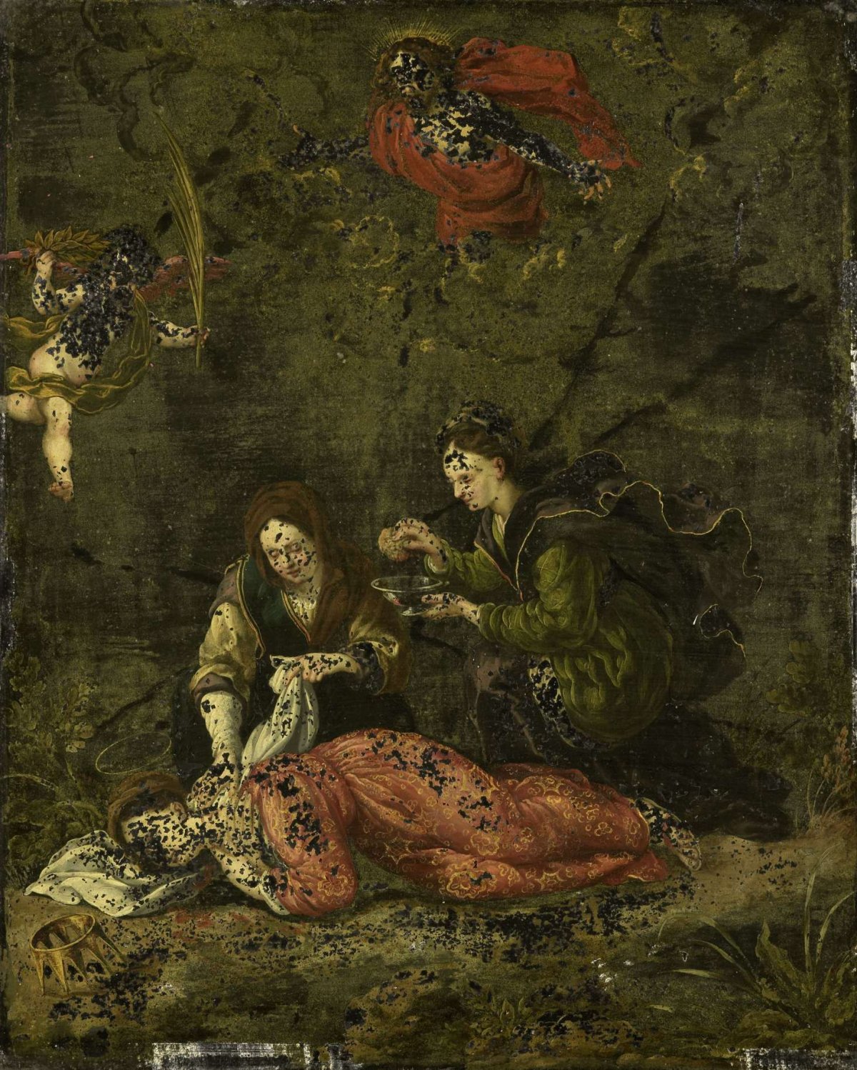 Death of St Cecilia, anonymous, c. 1600