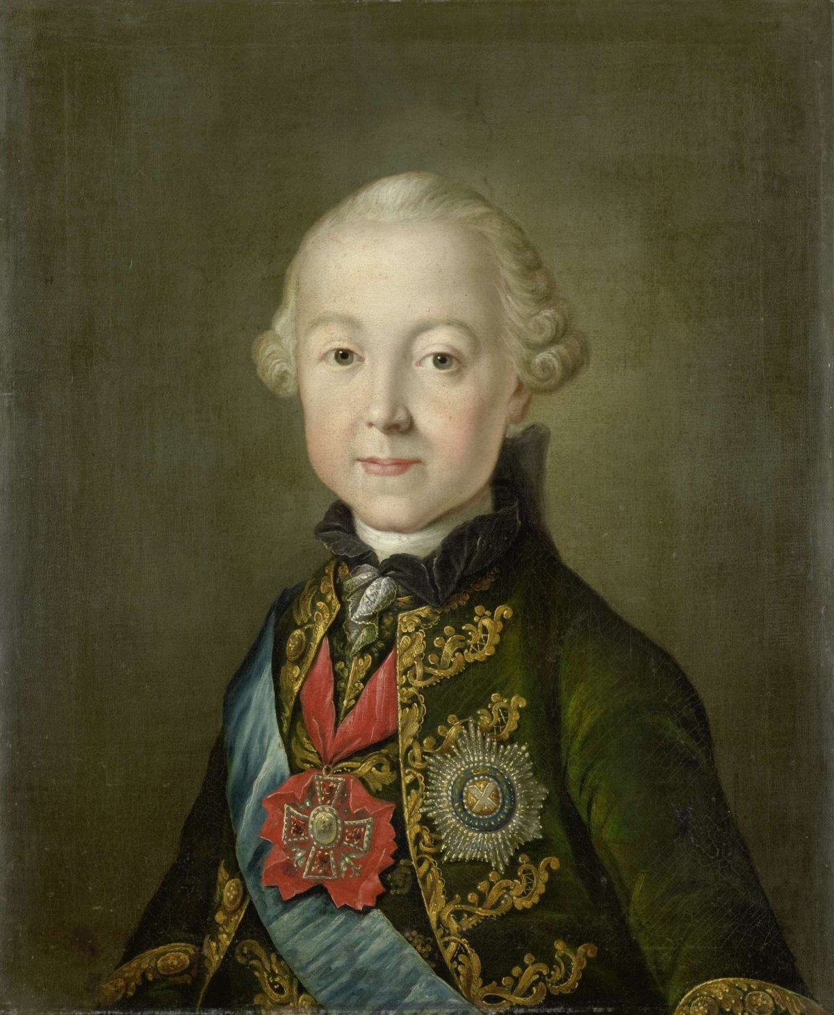 Portrait of Paul I, Emperor of Russia, at a young age, anonymous, c. 1765