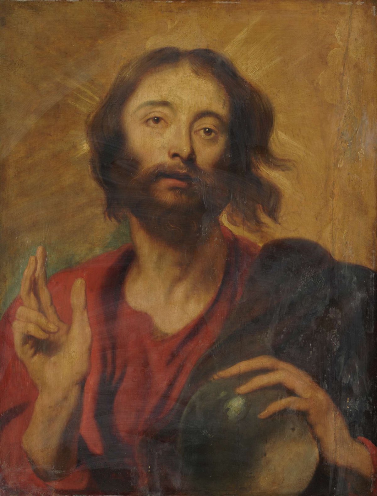 Christ as Saviour of the World, Anthony van Dyck, c. 1620 - c. 1630