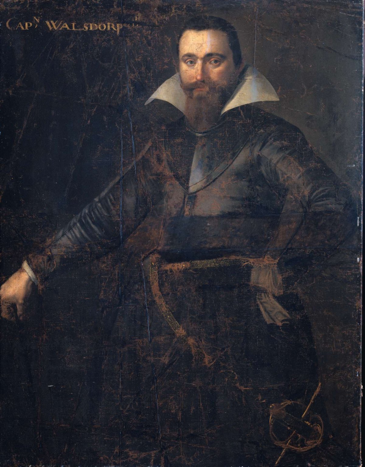 Portrait of Bartholomeus Andrio Walsdorffer (?-1622), anonymous, c. 1605 - c. 1615