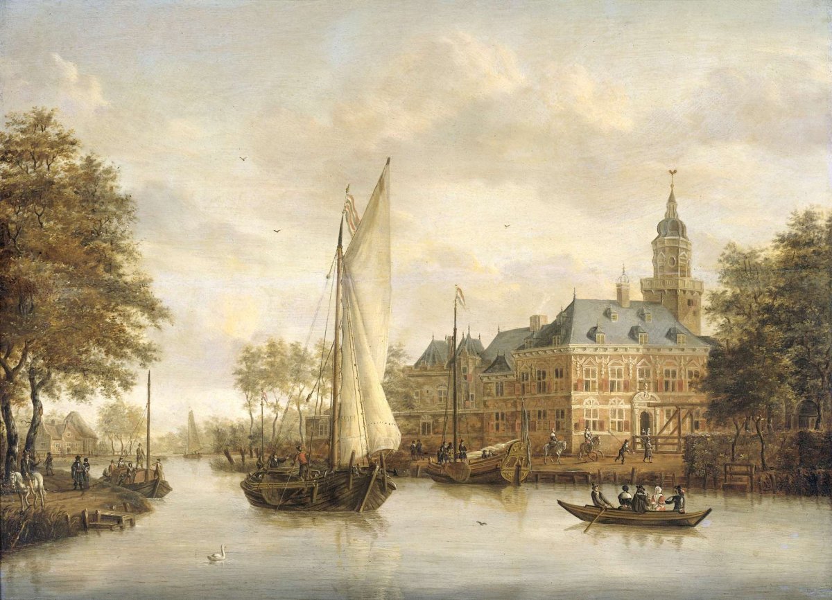 Nijenrode Castle on the Vecht near Breukelen, Jacobus Storck, 1660 - 1686