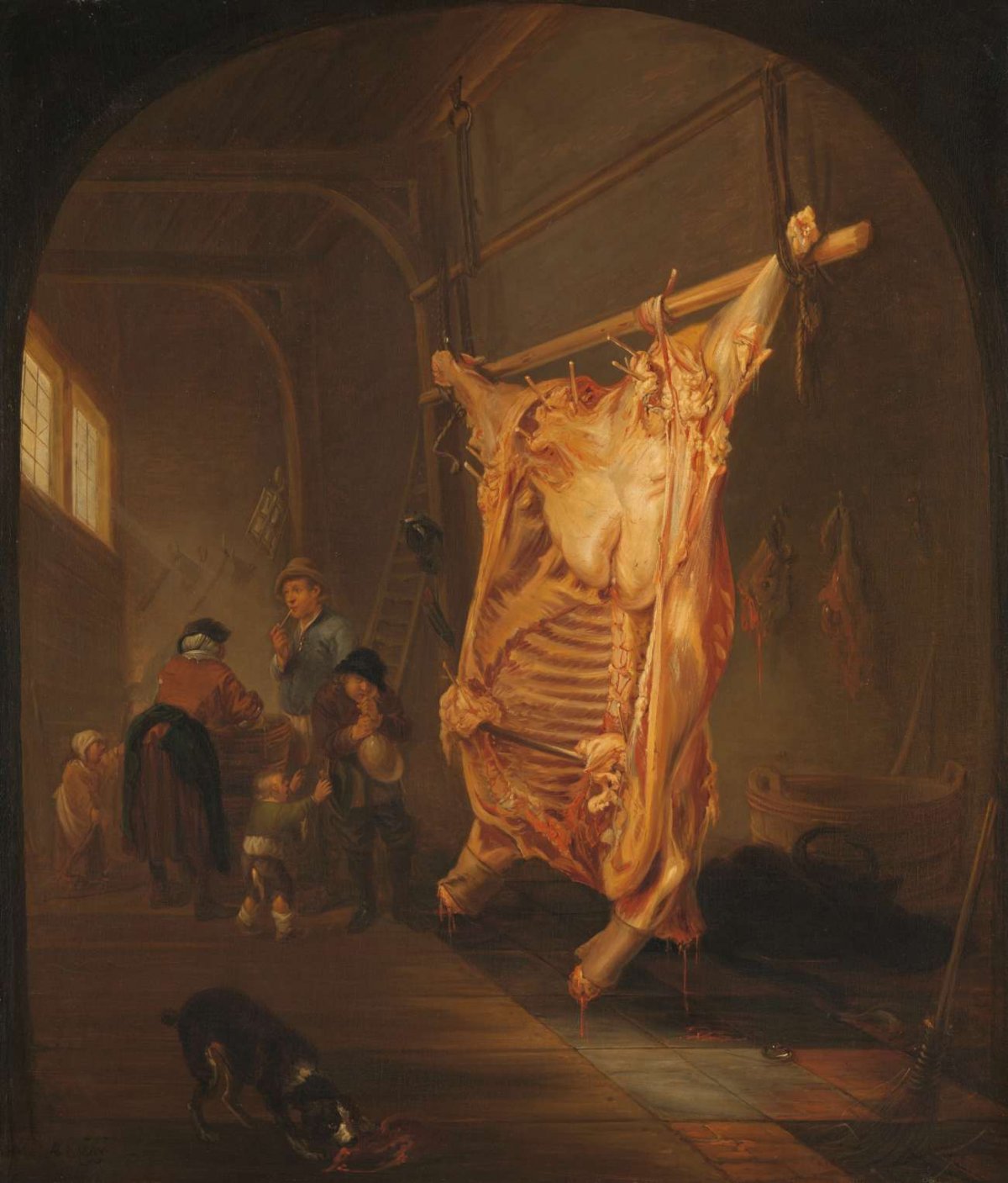 The Slaughtered Ox, Abraham van den Hecken, 1635 - 1655