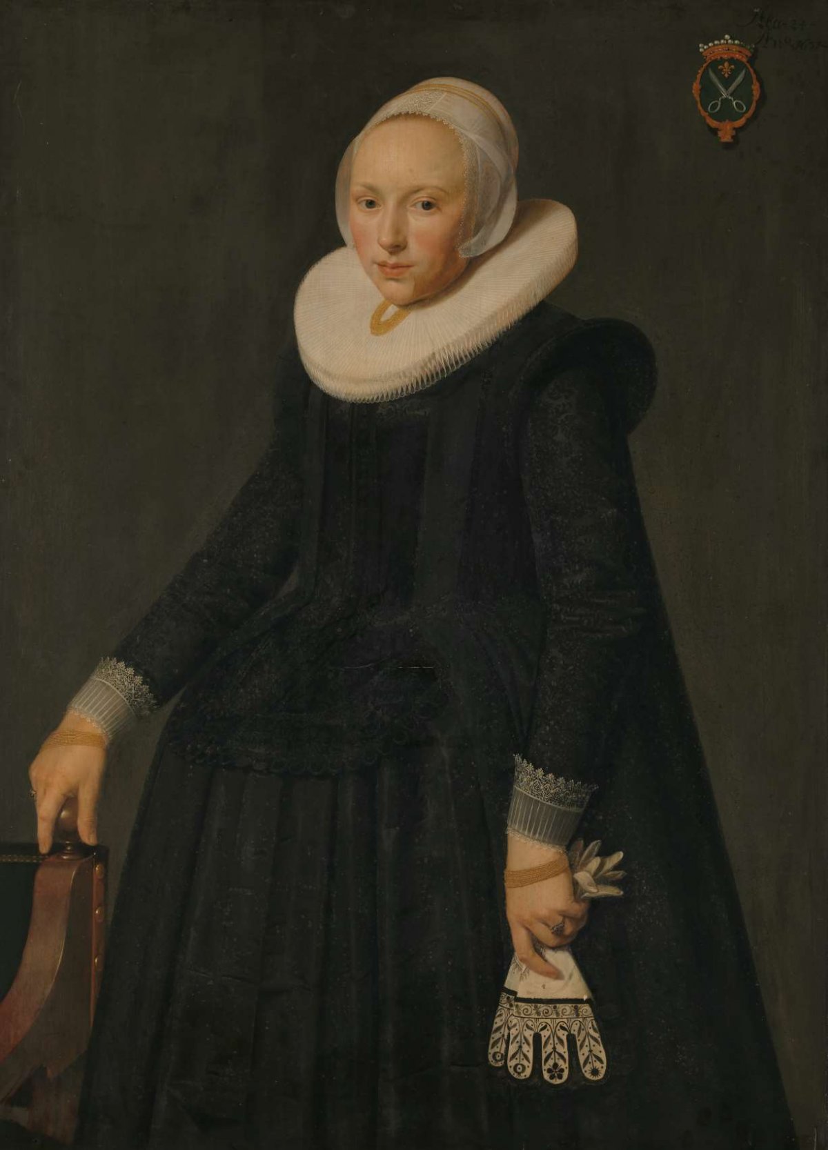 Portrait of Trijntje Tijsdr van Nooij (1606/07-1646), anonymous, 1631