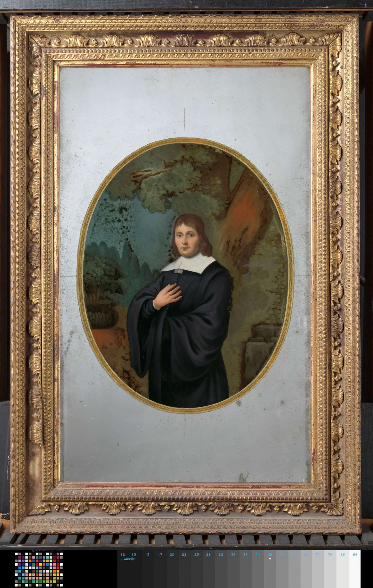 Portrait of a Man in 17th-century Clothing, anonymous, 1750 - 1799