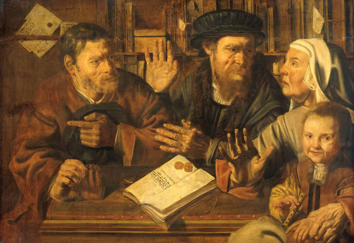 "Office of the Notary (Intendant's Office, Jan Woutersz Stap, c. 1629