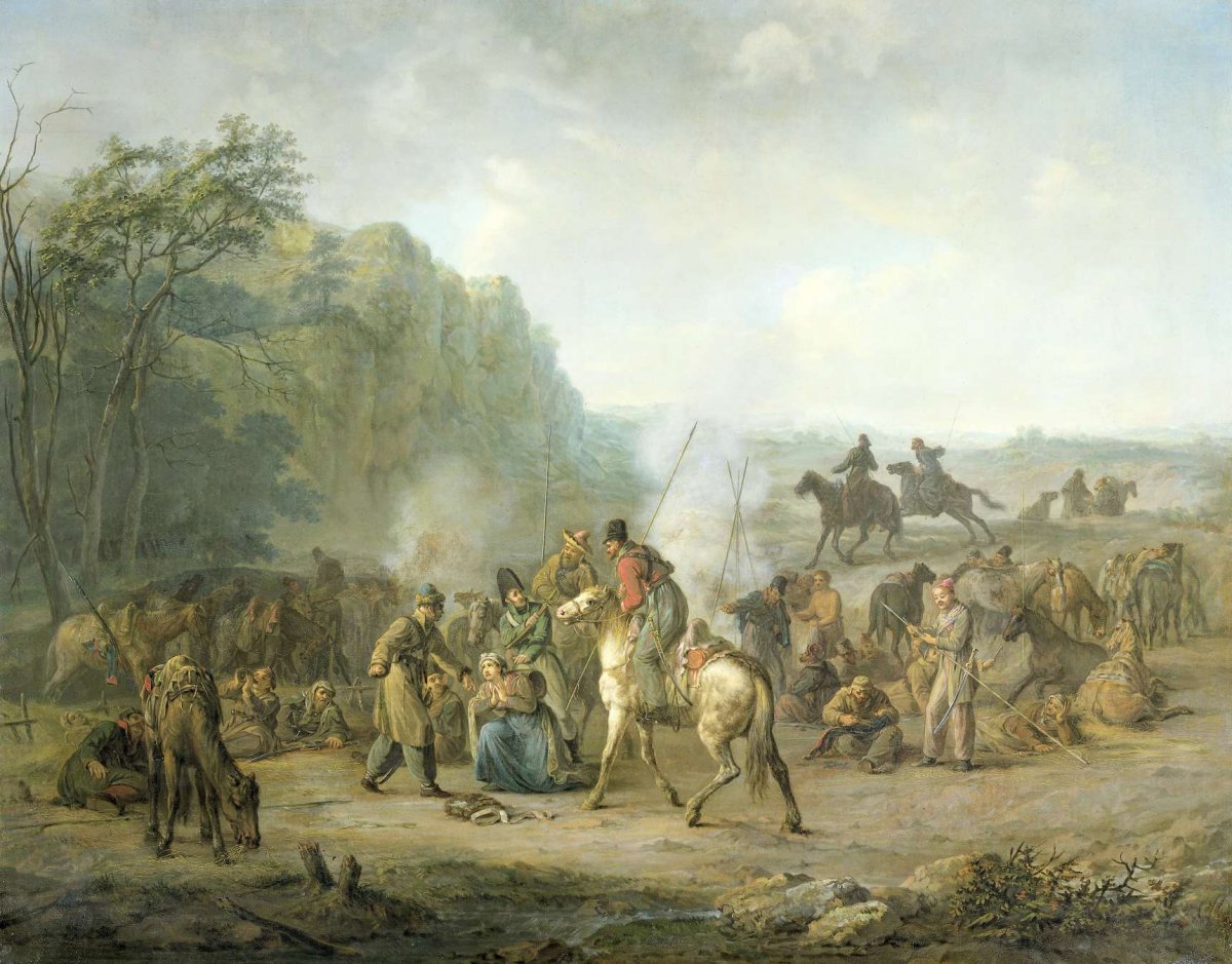 Cossack Bivouac, 1813, Louis Moritz, 1813 - 1814