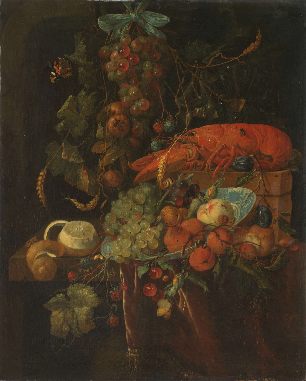 Still Life with Fruit and a Lobster, Jan Davidsz. de Heem, 1640 - 1700