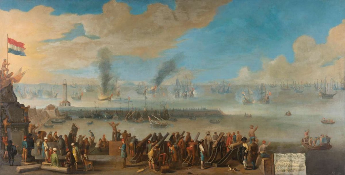 The Battle near Livorno (14 March 1653), anonymous, after 1653 - 1660