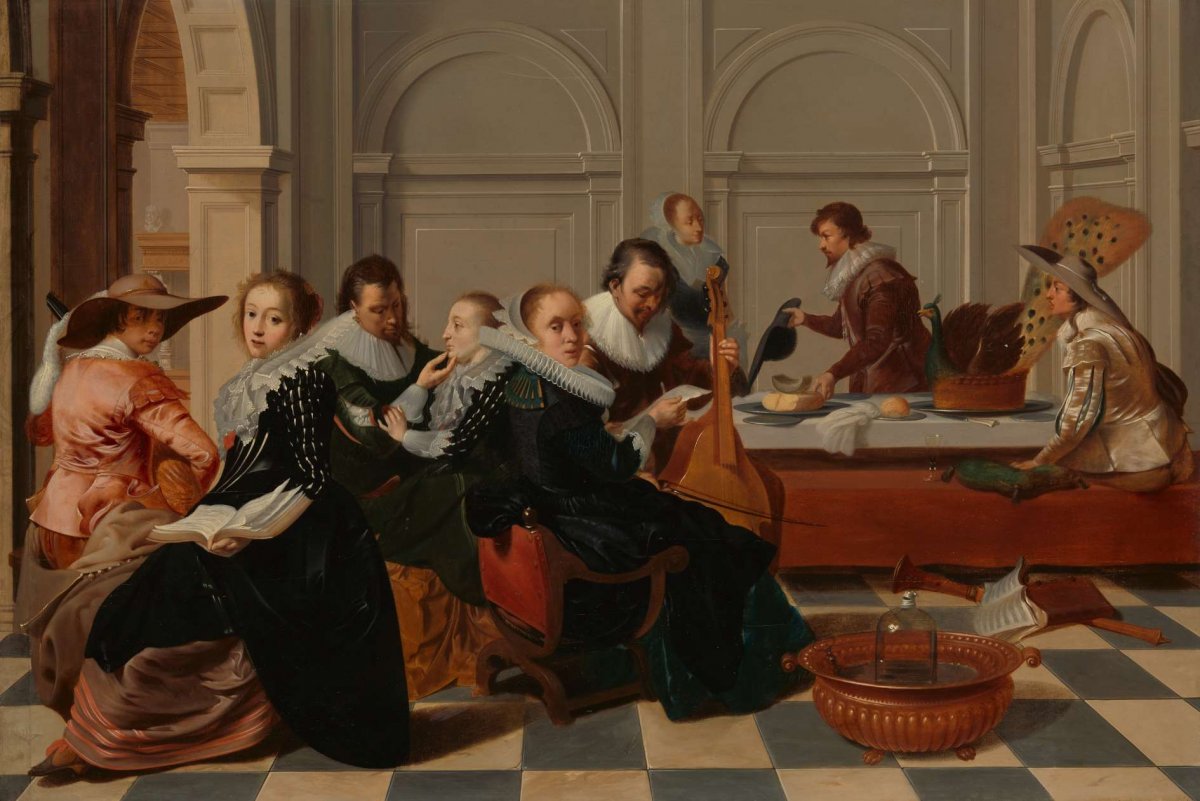 The Musical Gathering, Willem Cornelisz Duyster, after 1700