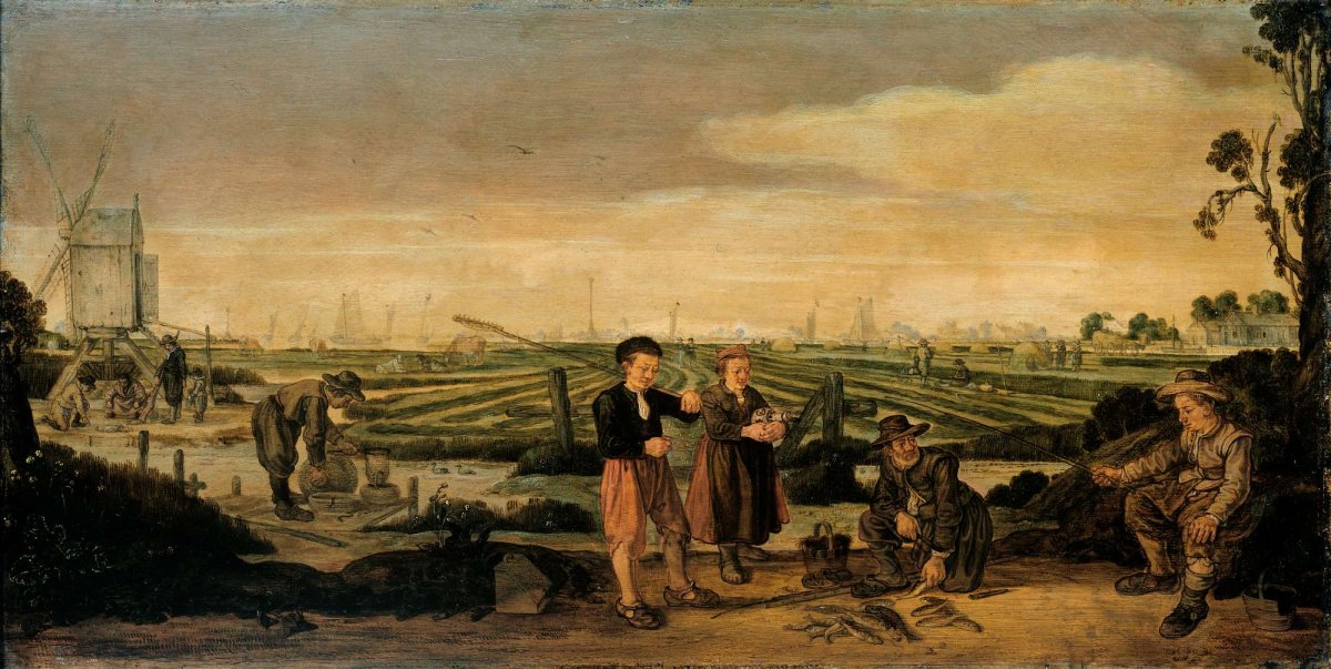 Fishermen and Farmers, Arent Arentsz, c. 1625 - c. 1630