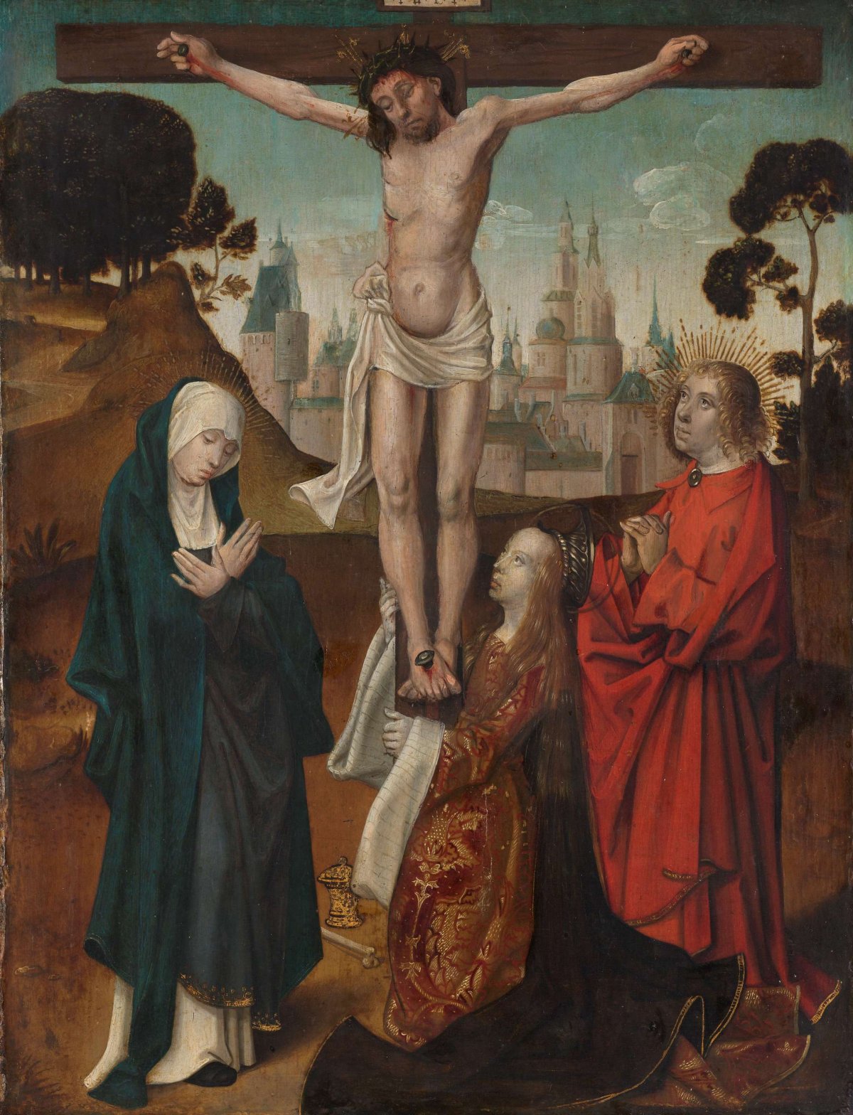Crucifixion, Cornelis Engebrechtsz, c. 1510 - c. 1520