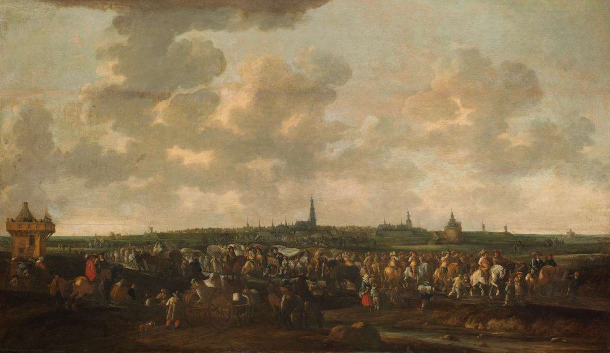 Departure of Spanish Occupation Troops from Breda, October 10, 1637, Hendrick de Meijer, 1647 - 1683