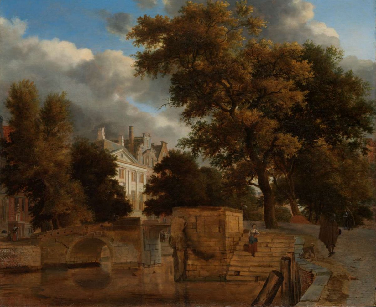The Stone Bridge, Jan van der Heyden, c. 1660 - c. 1672