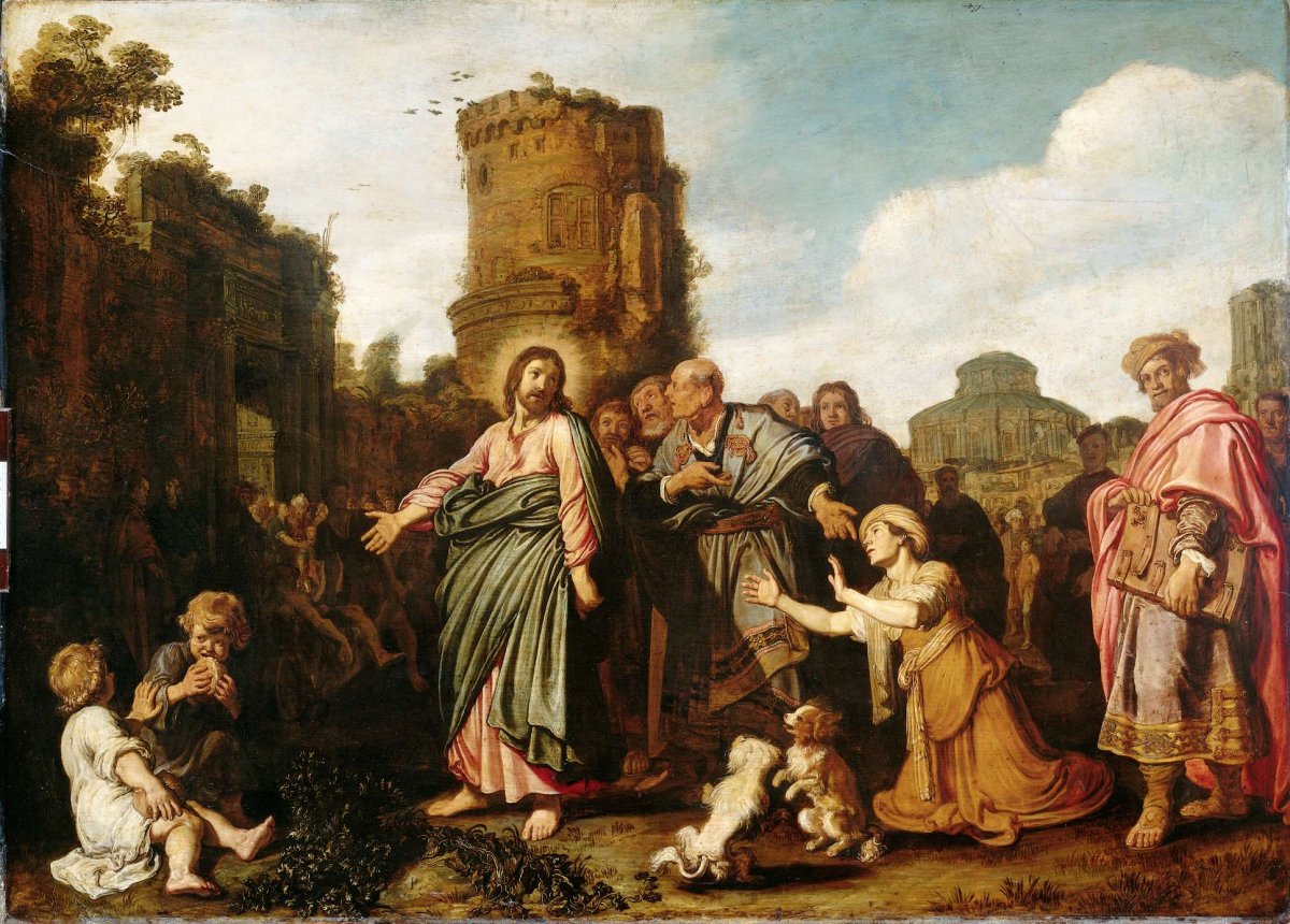 Christ and the Woman of Canaan, Pieter Lastman, 1617