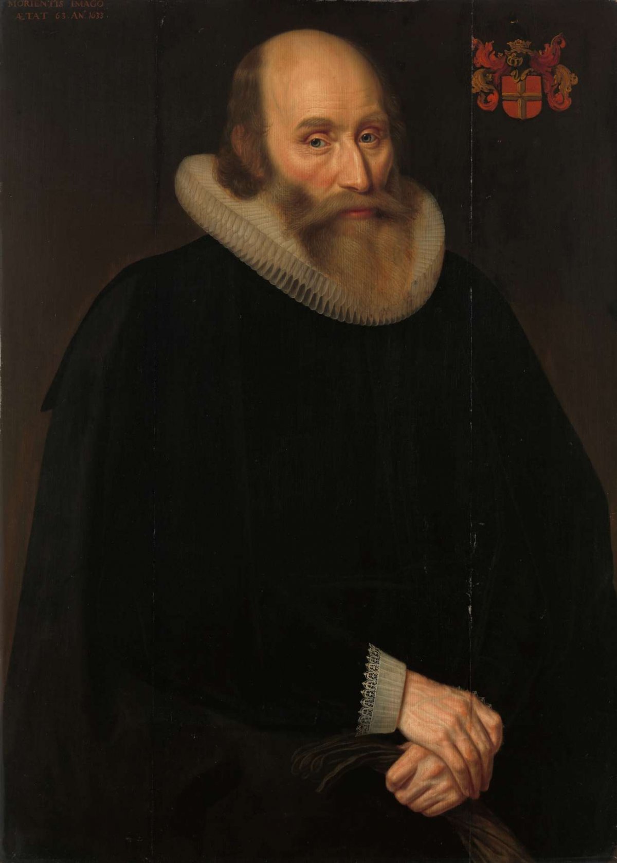 Portrait of Antonius Antonides van der Linden, Physician in Amsterdam, Hendrik Meerman, 1633