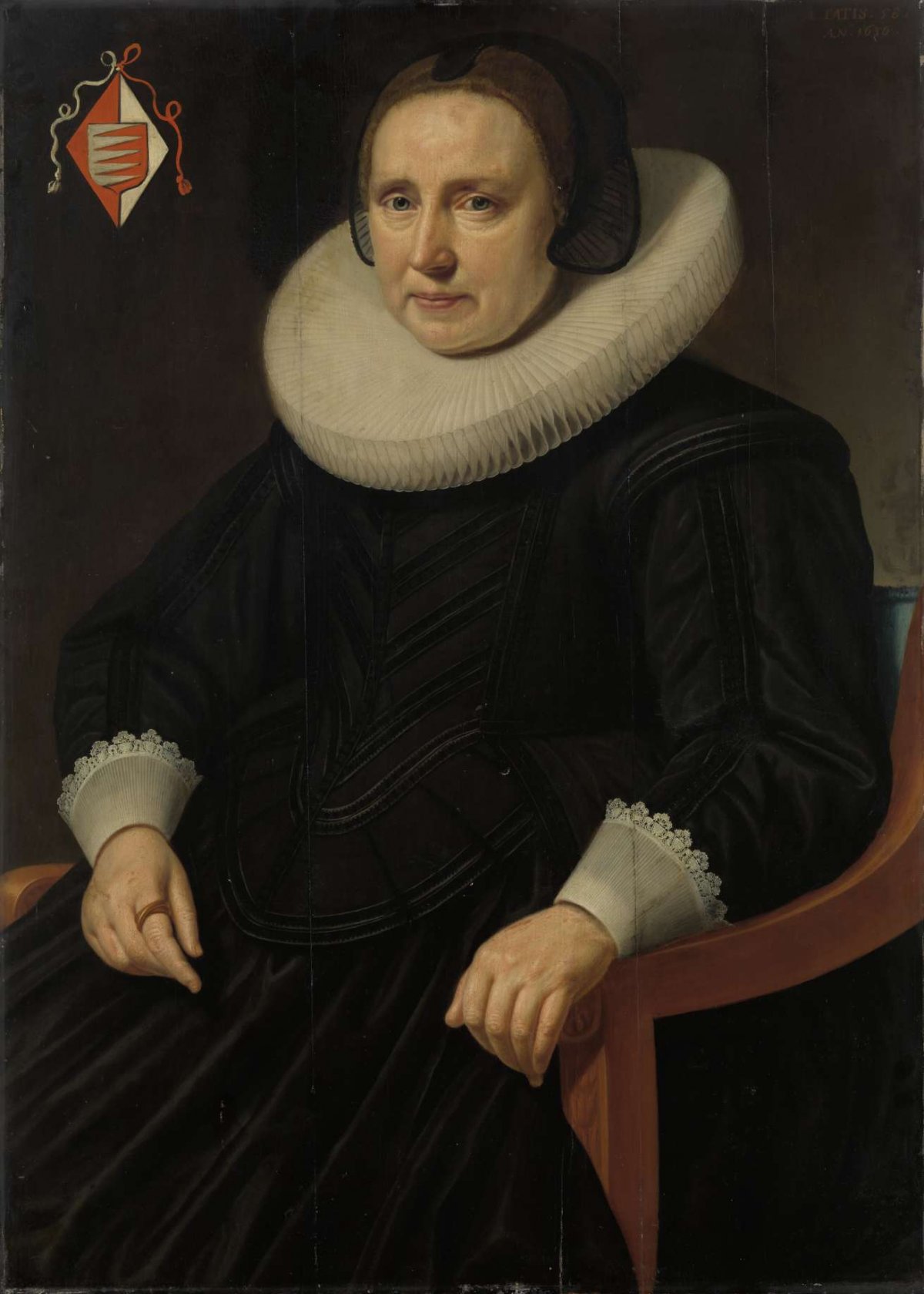 Portrait of Sara Sweerts de Weert, second Wife of Antonius Antonides van der Linden, Hendrik Meerman, 1636