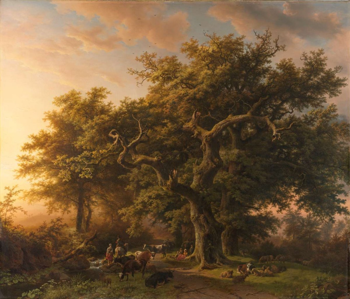 Forest Scene, Barend Cornelis Koekkoek, 1848