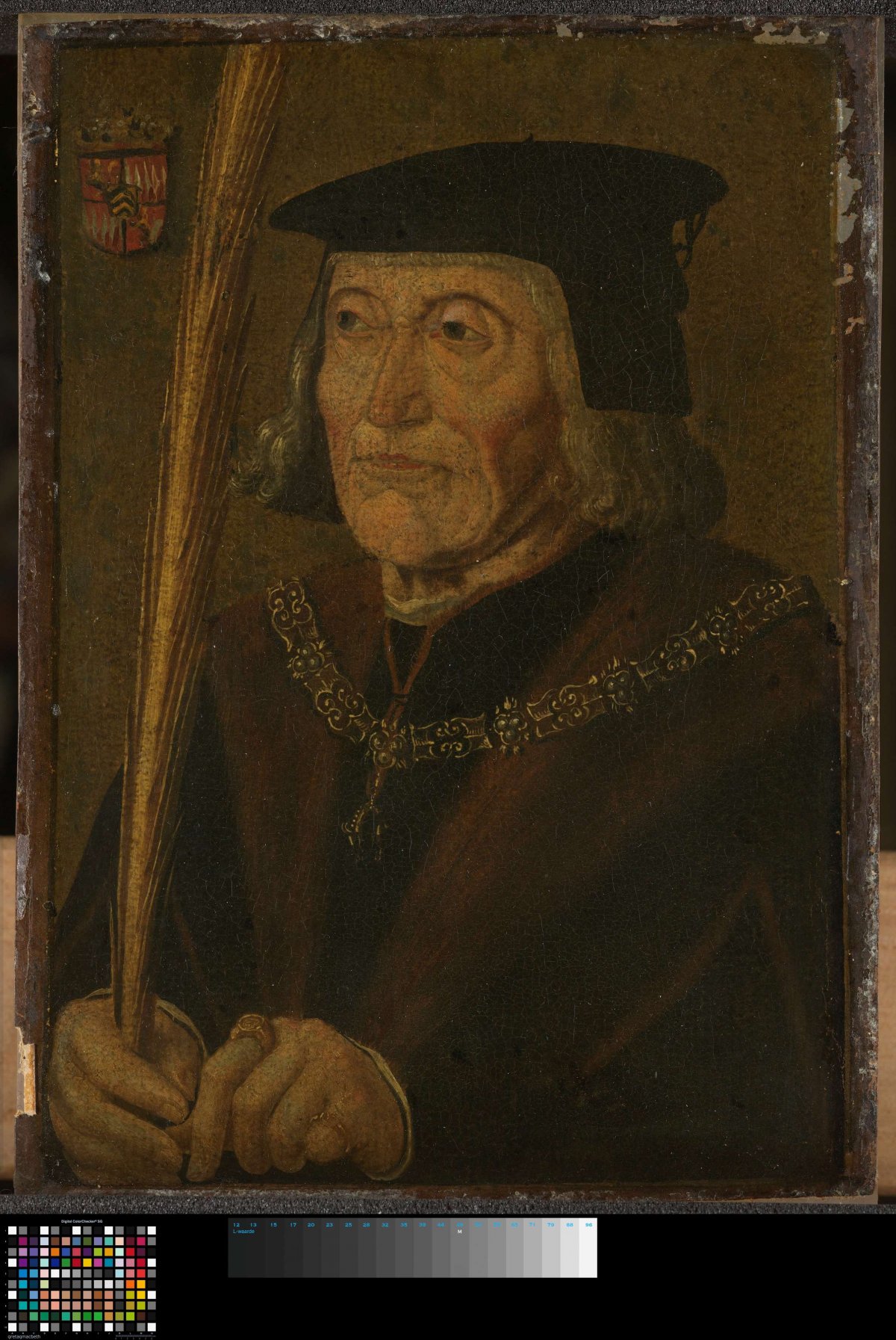 Portrait of Jan van Egmond (1438-1516), Count of Egmond, anonymous, after c. 1510