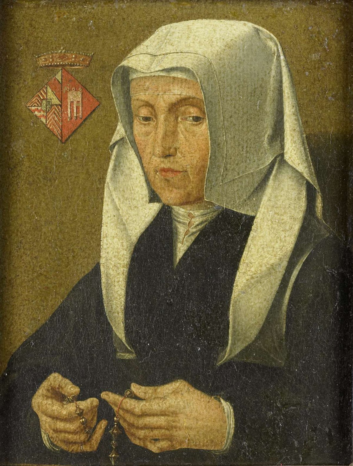 Portrait of Magdalena van Werdenborgh (1464-1538), anonymous, after c. 1510