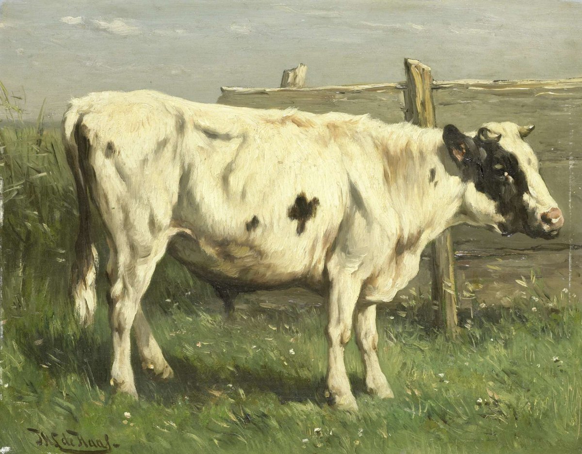 Young Bull, Johannes Hubertus Leonardus de Haas, 1870 - 1892