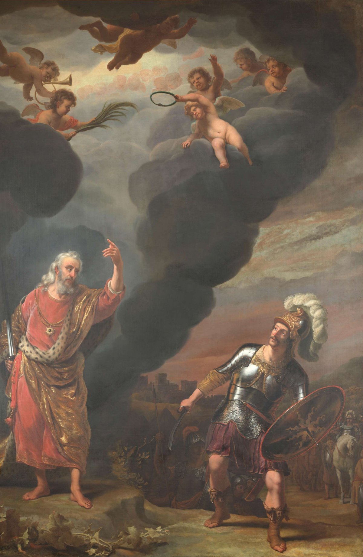 The Captain of God's Army Appearing to Joshua, Ferdinand Bol, 1660 - 1663
