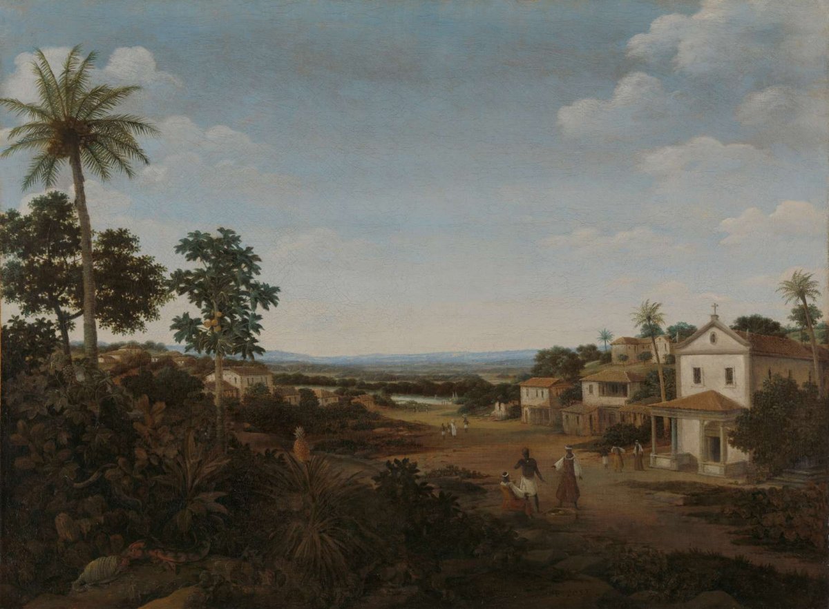 Landscape in Brazil, Frans Jansz Post, c. 1665 - c. 1669