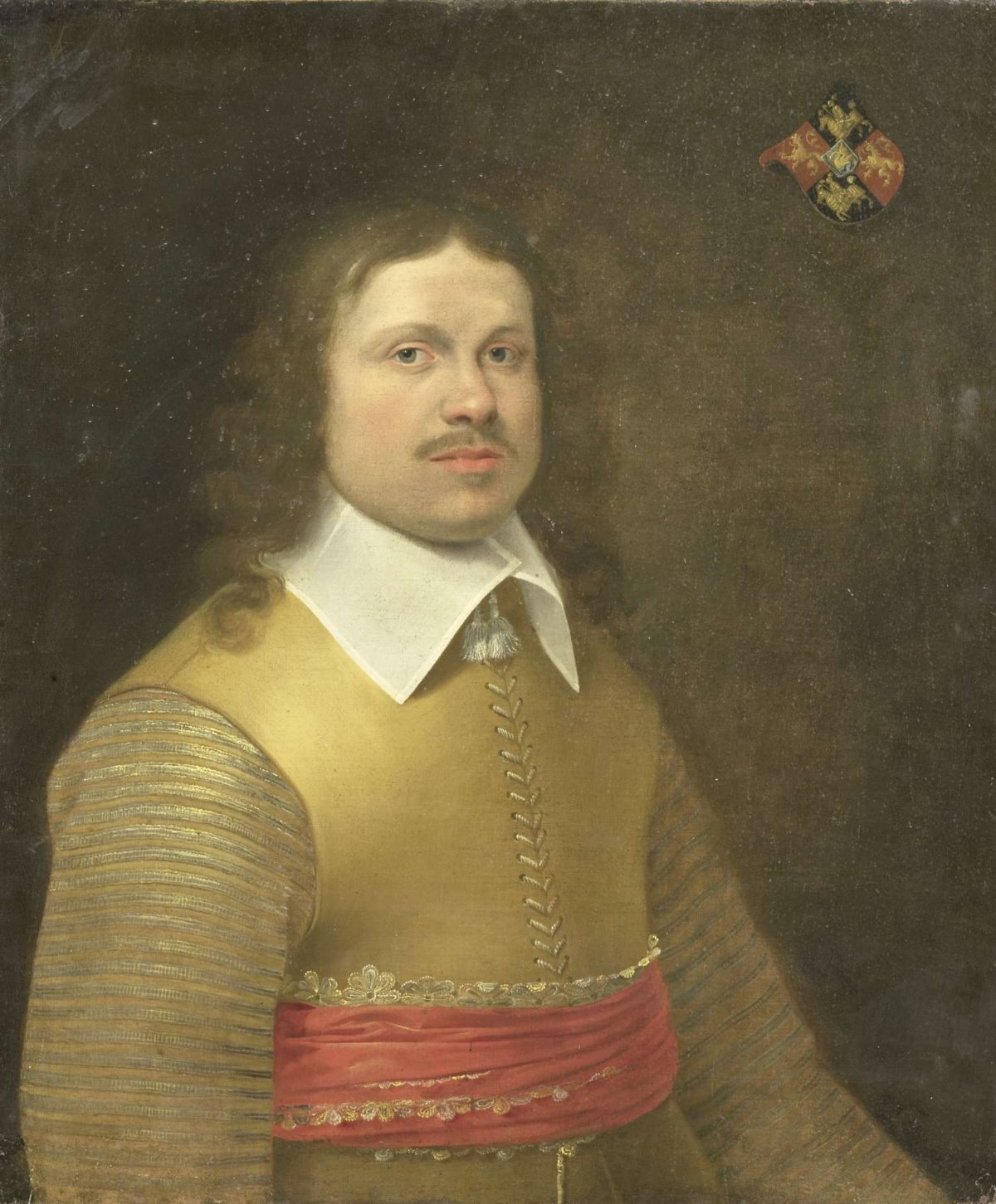 Portrait of Herman van der Hem van Nederstein (died 1671), Monogrammist IVA, 1645