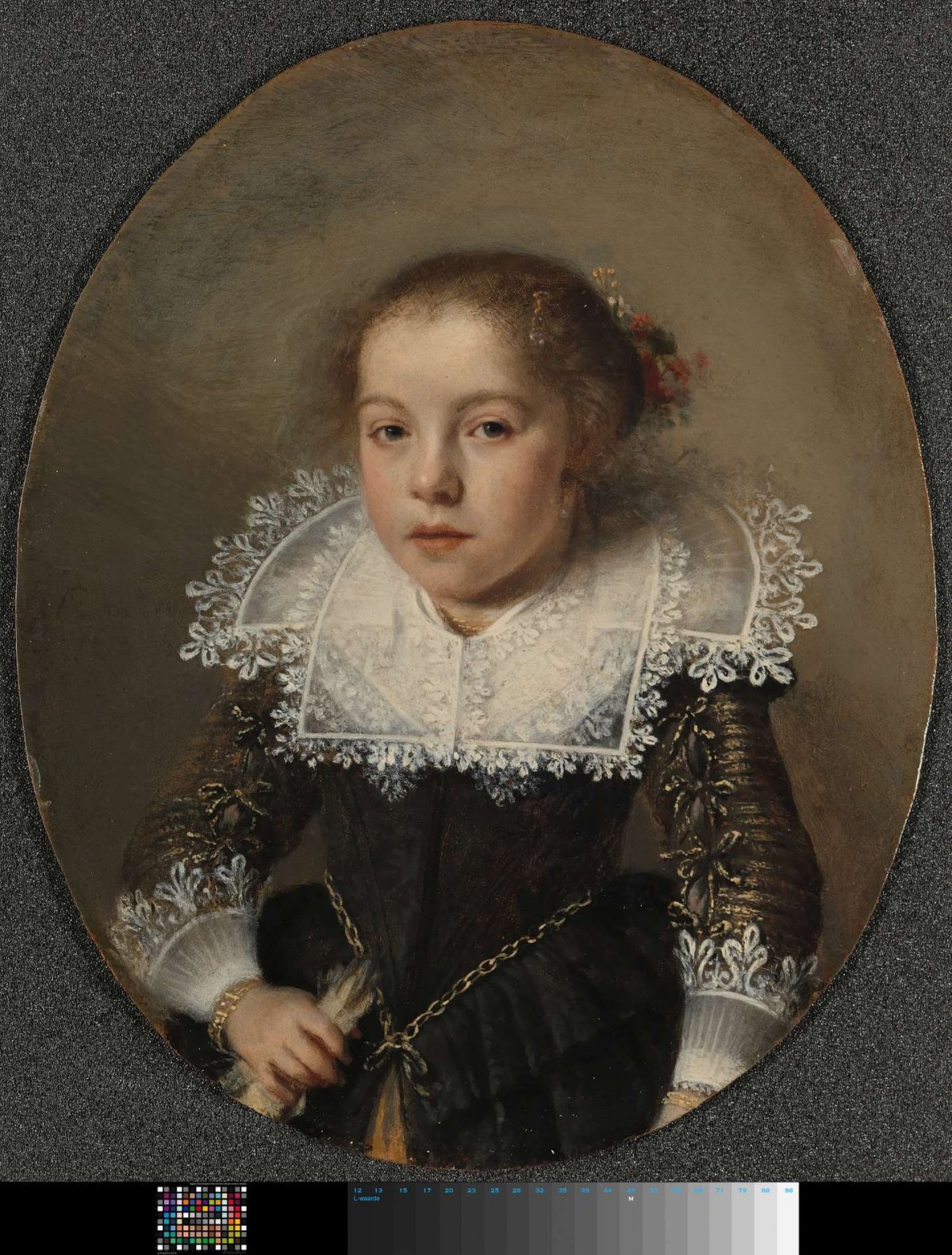 Portrait of Cornelia Cornelisdr van Esch, anonymous, 1632