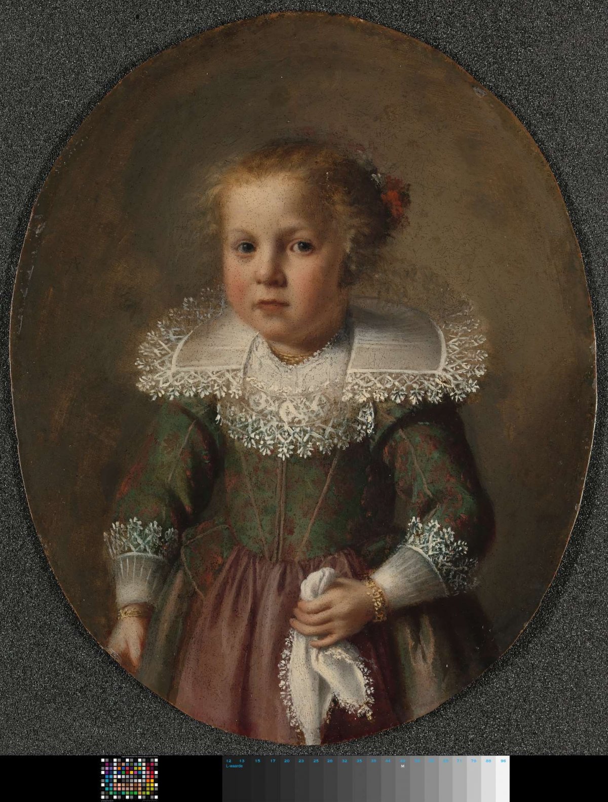 Portrait of Josina Cornelisdr van Esch, anonymous, 1632