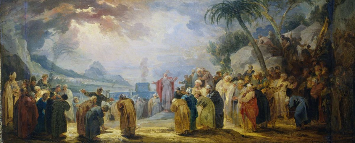 Moses Choosing the seventy Elders, Jacob de Wit, 1736 - 1737