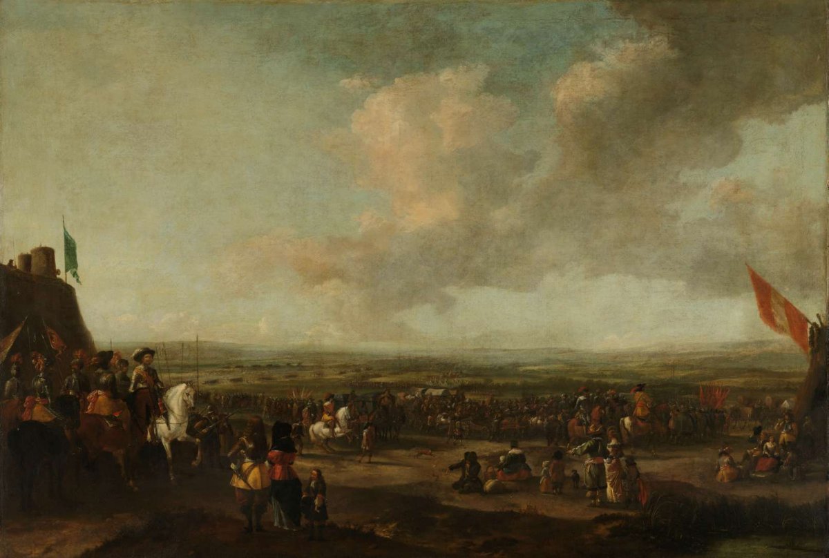 Frederick Henry at the Surrender of Maastricht, 22 August 1632, Pieter Wouwerman, 1633 - 1680