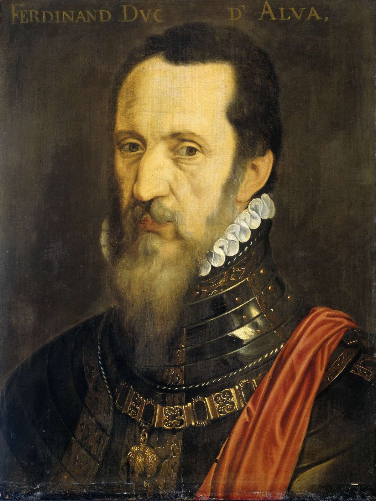 Portrait of Fernando Alvarez de Toledo, Duke of Alba, Willem Key, 1600 - 1699
