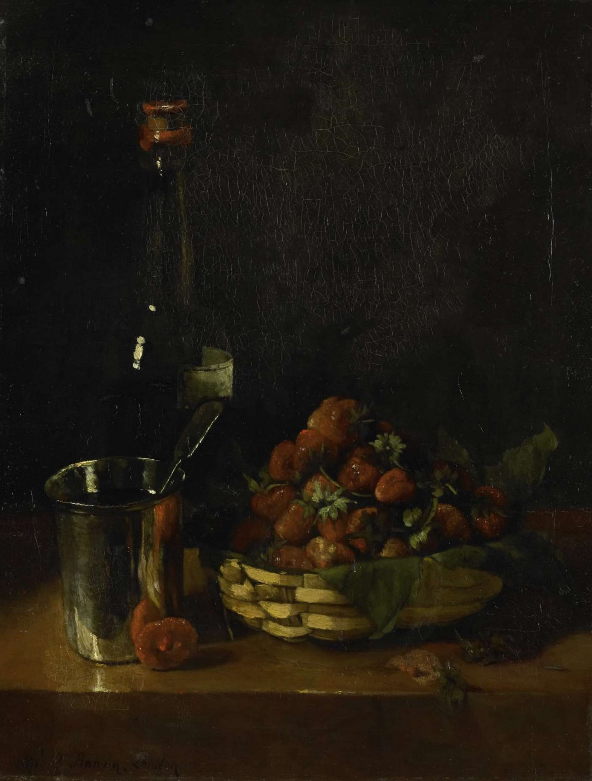 Still life, François Bonvin, 1871