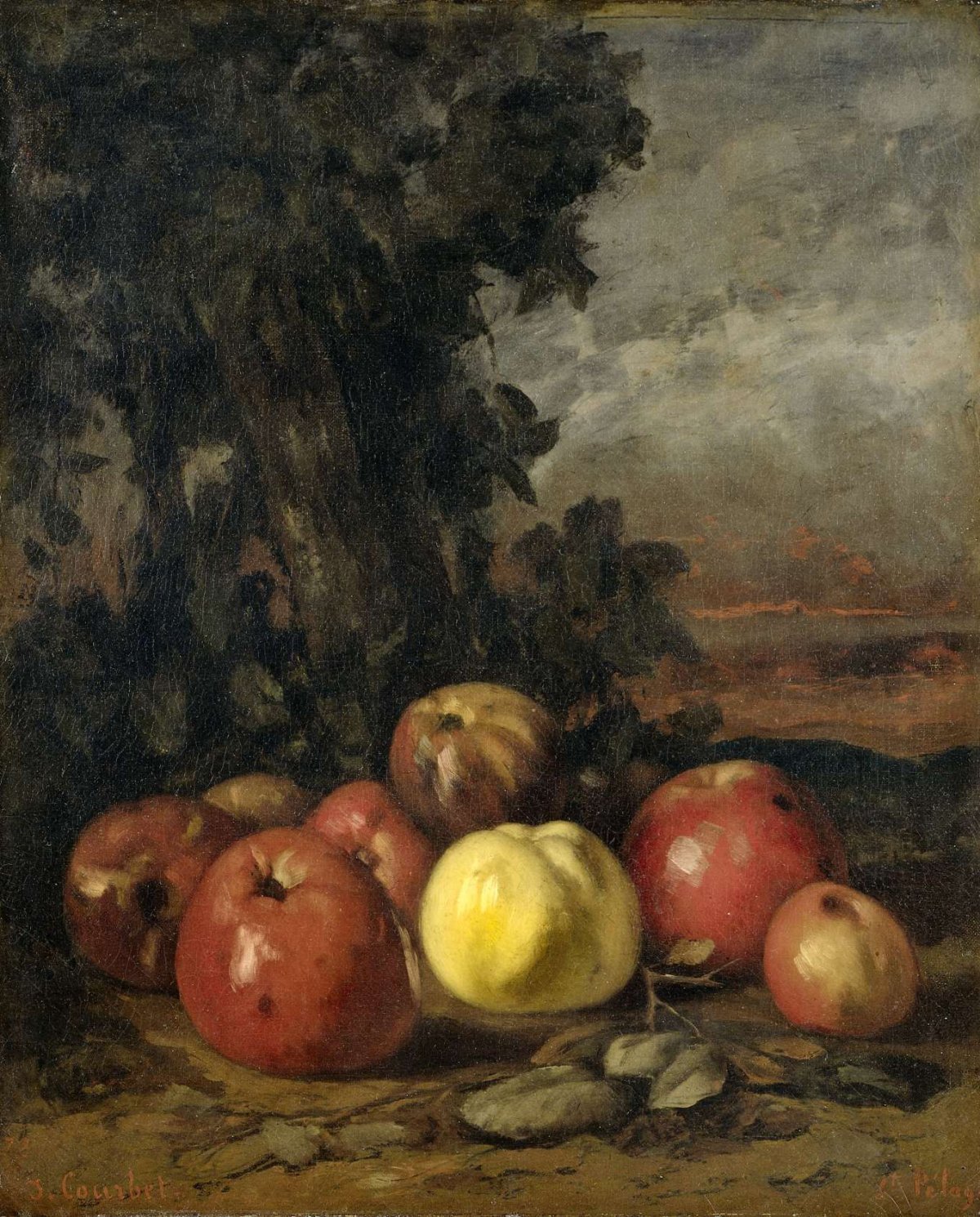 Still Life with Apples, Gustave Courbet, 1871 - 1872