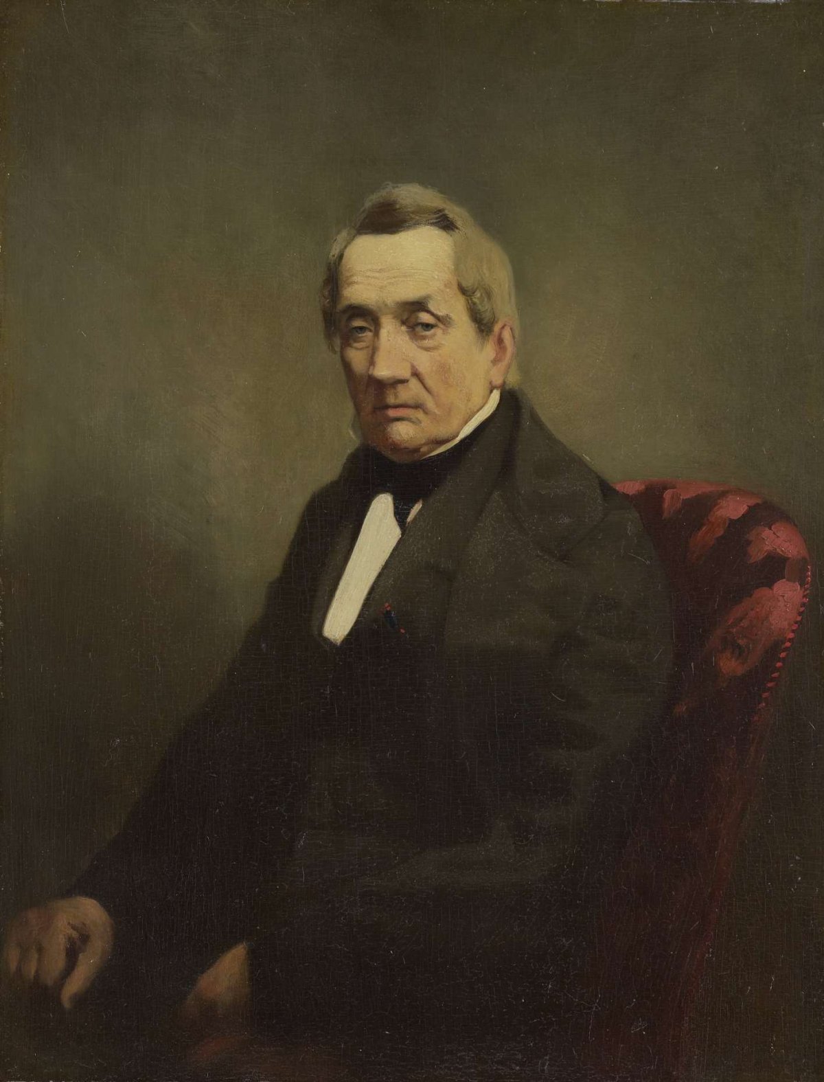 Portrait of J C de Brunett, Consul-General of Russia to Amsterdam, anonymous, c. 1850