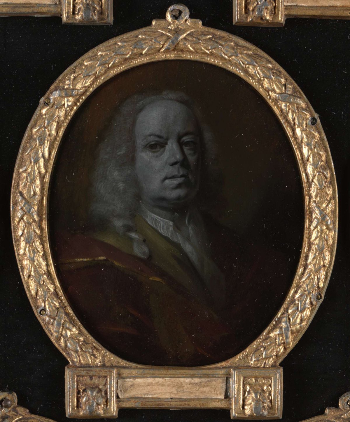 Portrait of Frans Greenwood, Miniaturist, Glass Engraver and Poet in Dordrecht, Aert Schouman, 1732 - 1771