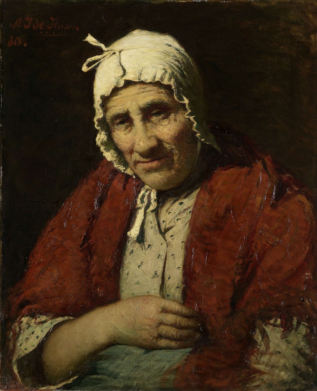 Old Jewish Woman, Meijer Isaäc de Haan, 1880