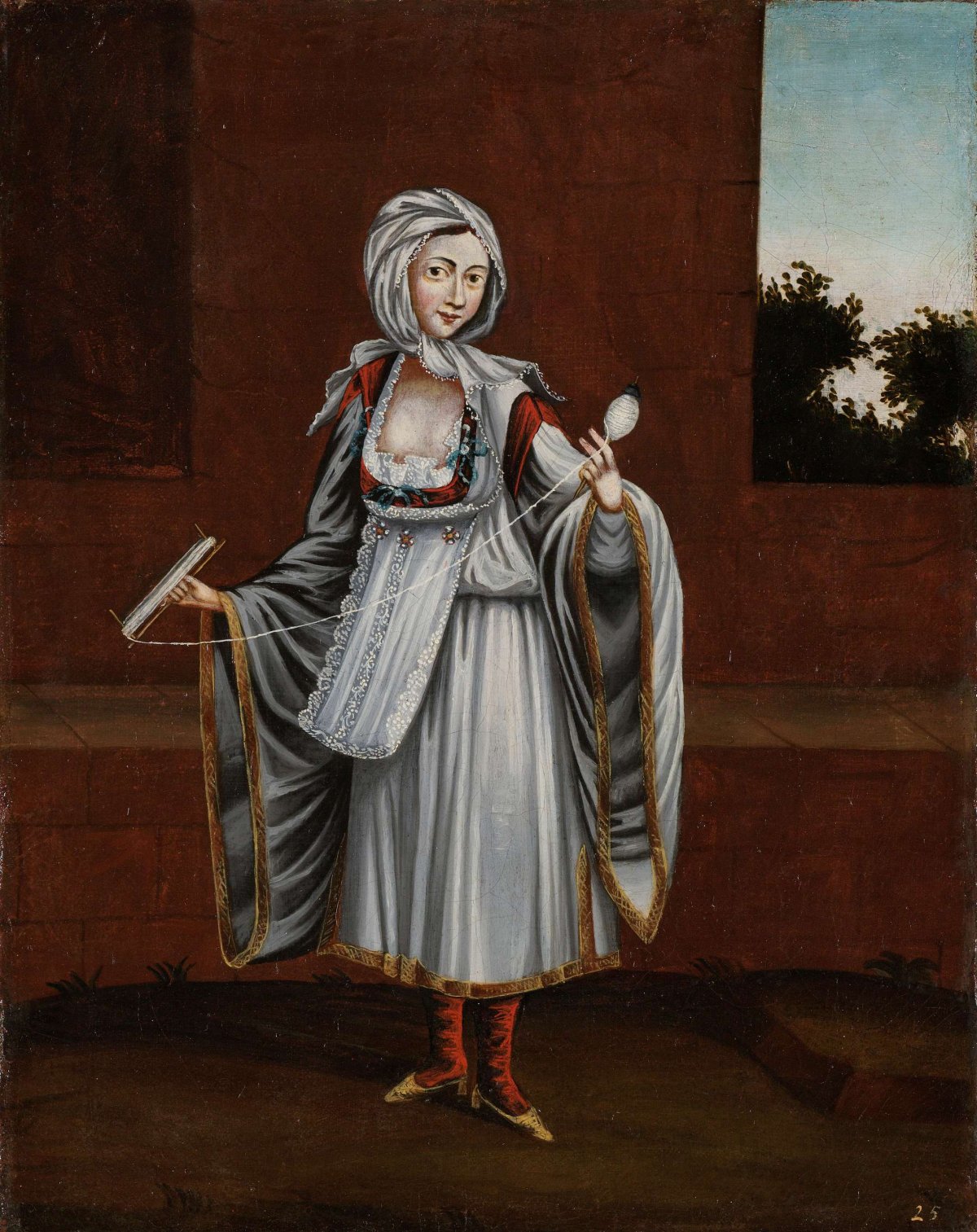 Woman from the Island of Kithnos (Thermia), Jean Baptiste Vanmour, 1700 - 1737