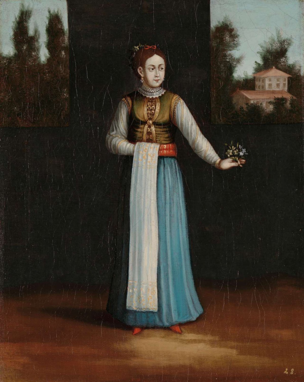 Woman from the Albanian Coast, Jean Baptiste Vanmour, 1700 - 1737
