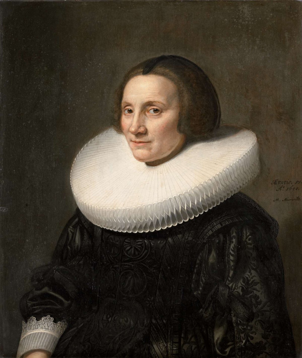 Portrait of Caecilia van Beresteyn (1589-1661), Michiel Jansz van Mierevelt, 1640