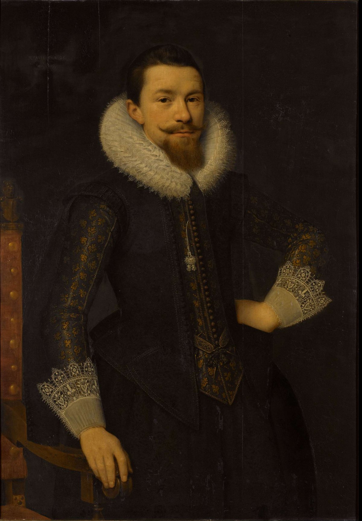 Portrait of Pieter Boudaen Courten (1594-1668), Salomon Mesdach, 1619