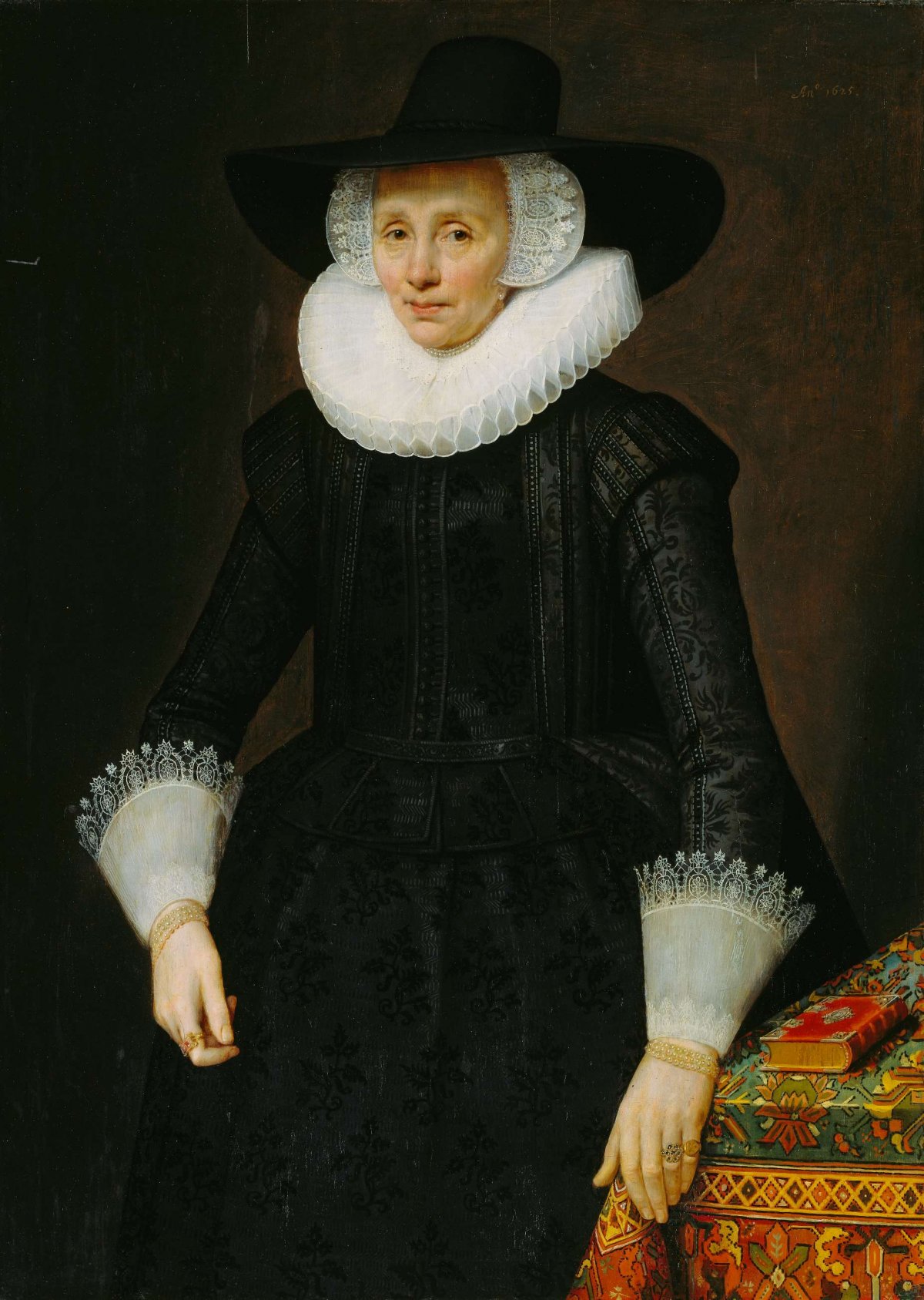 Portrait of Margarita Courten (1564-1640), Salomon Mesdach, 1625