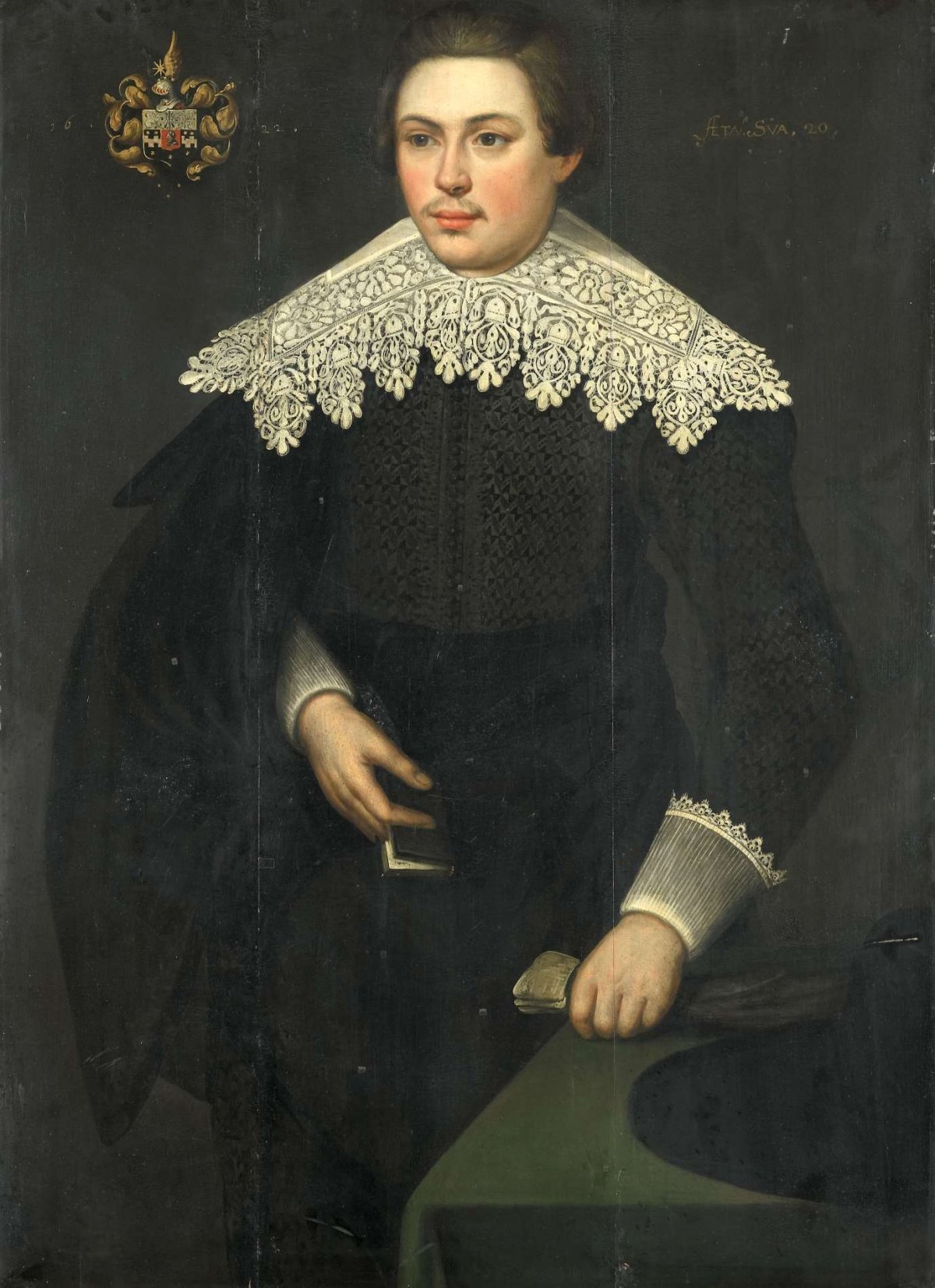 Portrait of Johan van Ceters (1602-29), anonymous, after c. 1650
