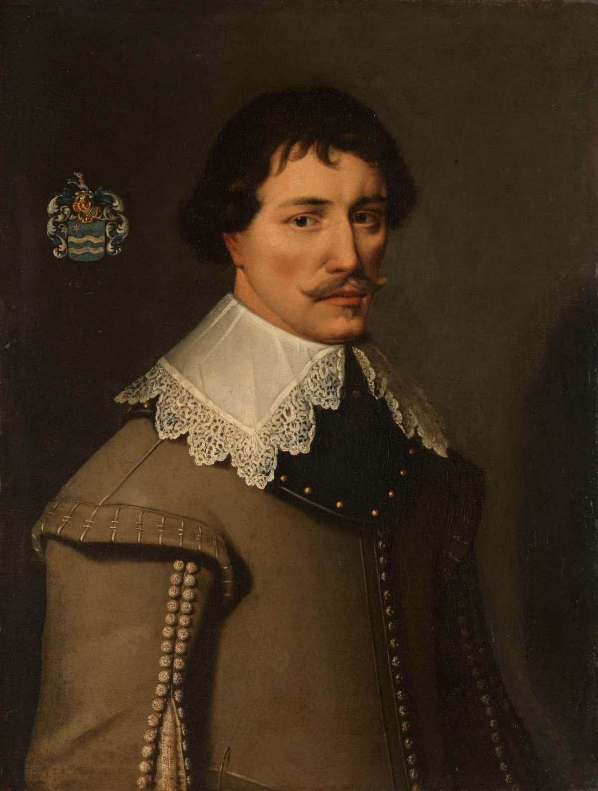Portrait of Nicolaas de Witte (1603-29), anonymous, 1629