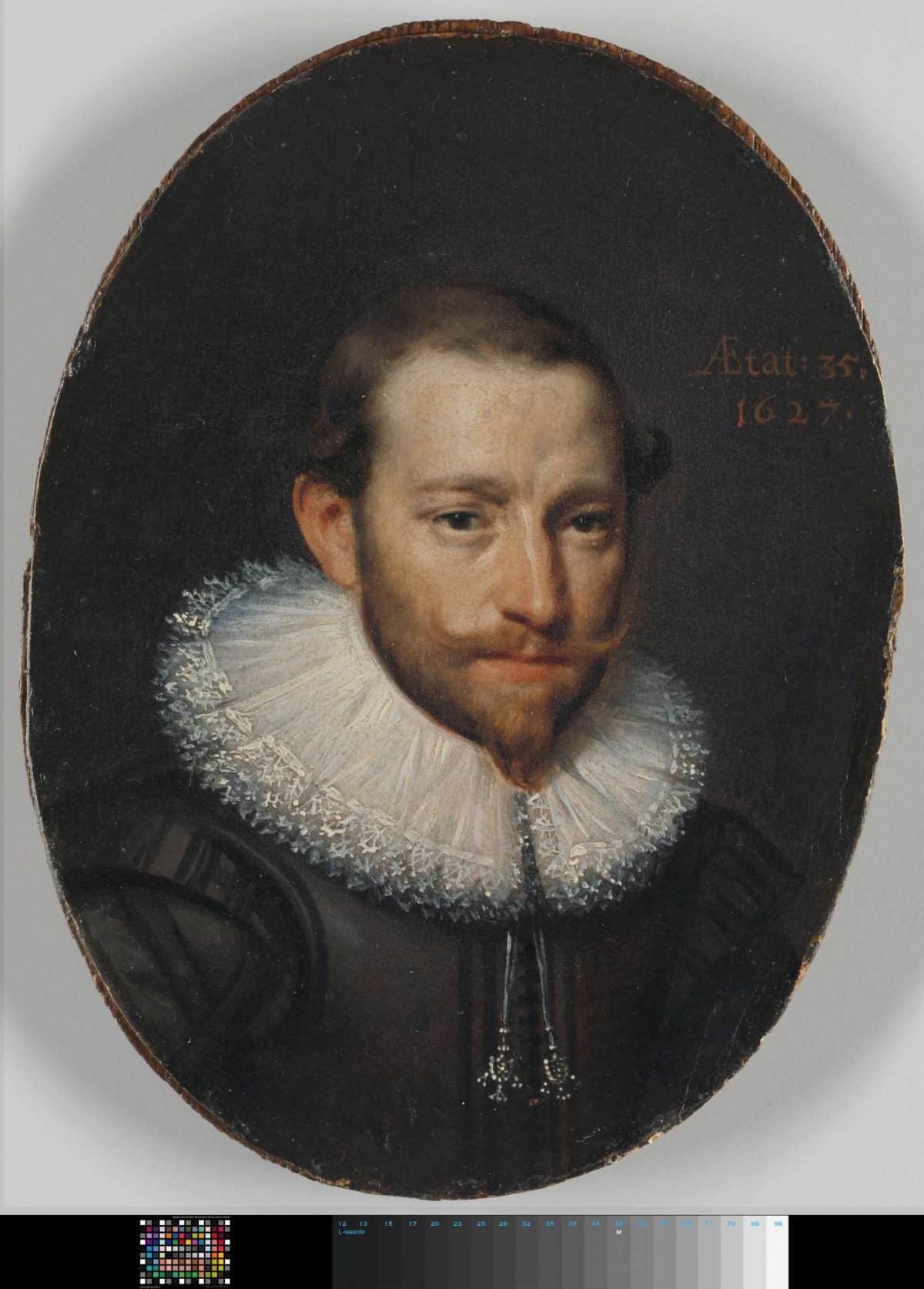 Portrait of a man, anonymous, 1627