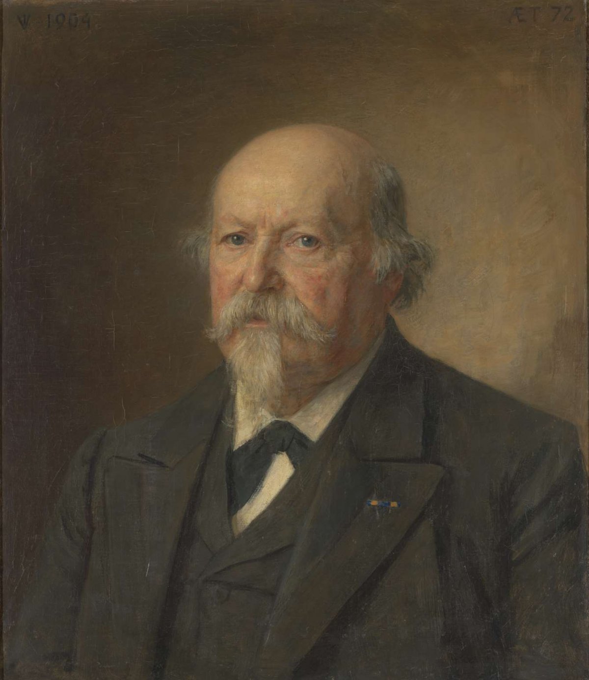 Johan Philip van der Kellen (1831-1906). Director of the State Print Room (1876-96)., Jan Veth, 1904