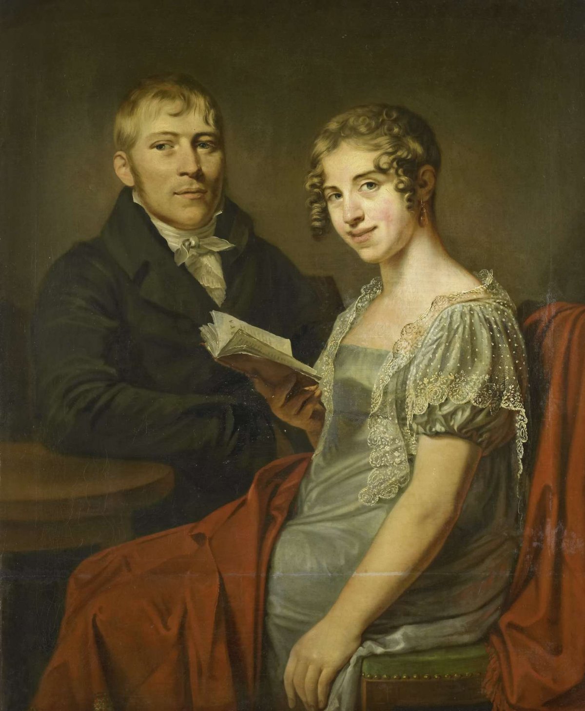 Hendrik Arend van den Brink (1783-1852) and his Wife Lucretia Johanna van de Poll (1790-1850), Louis Moritz, 1805 - 1830