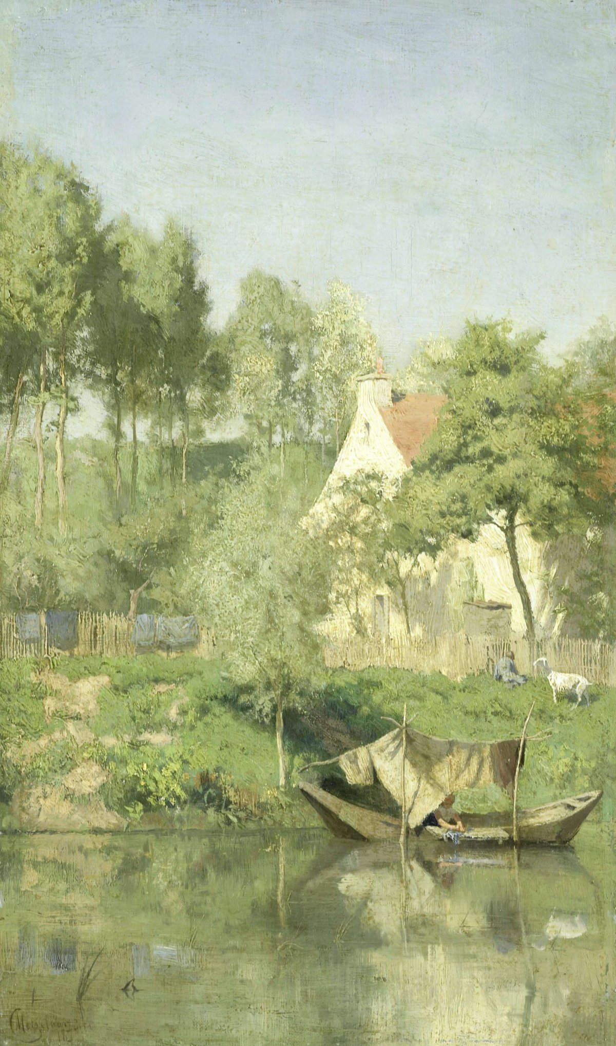 On the Oise, Coen Metzelaar, 1877