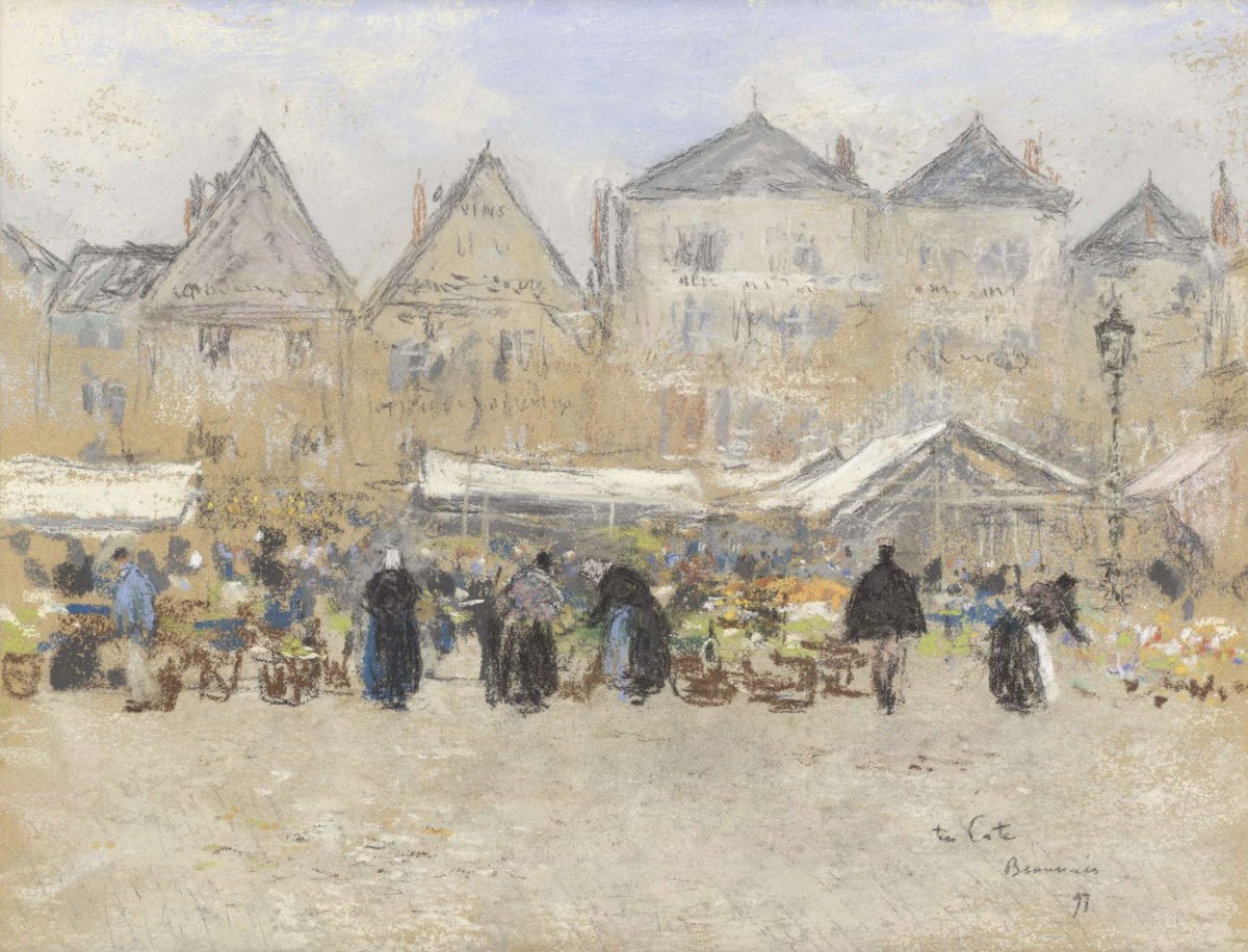 Markt te Beauvais, Siebe Johannes ten Cate, 1897